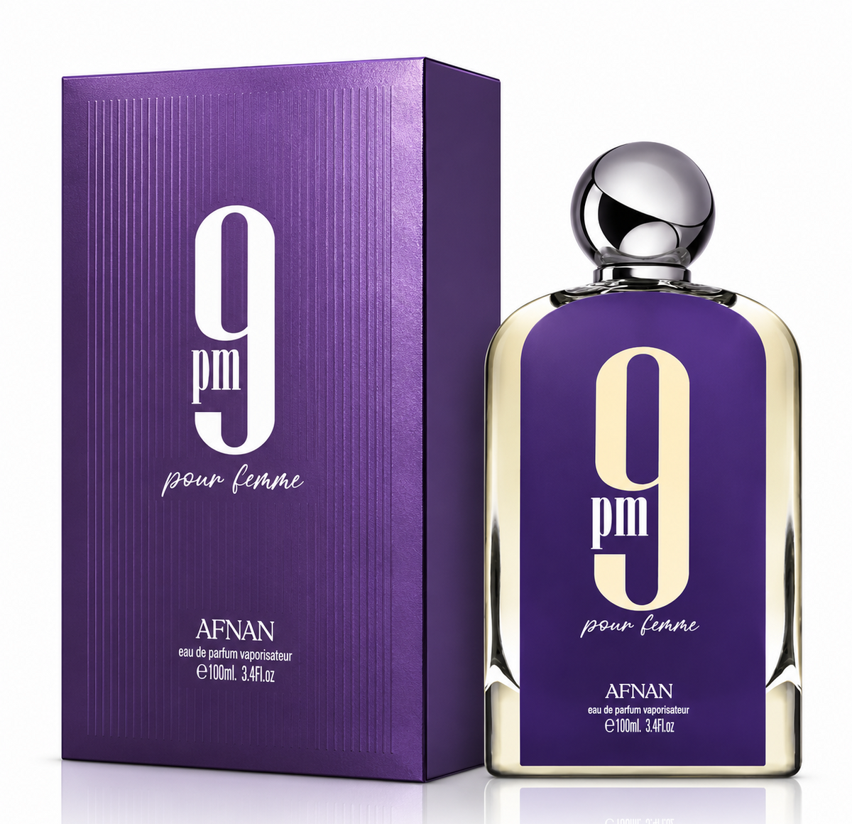 Afnan 9 PM Pour Femme EDP 100 ML parfyme – bilde 2